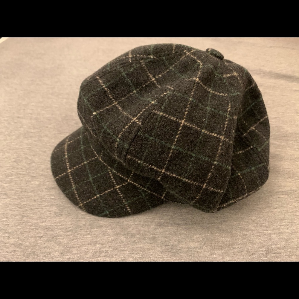 Plaid News Boy Hat